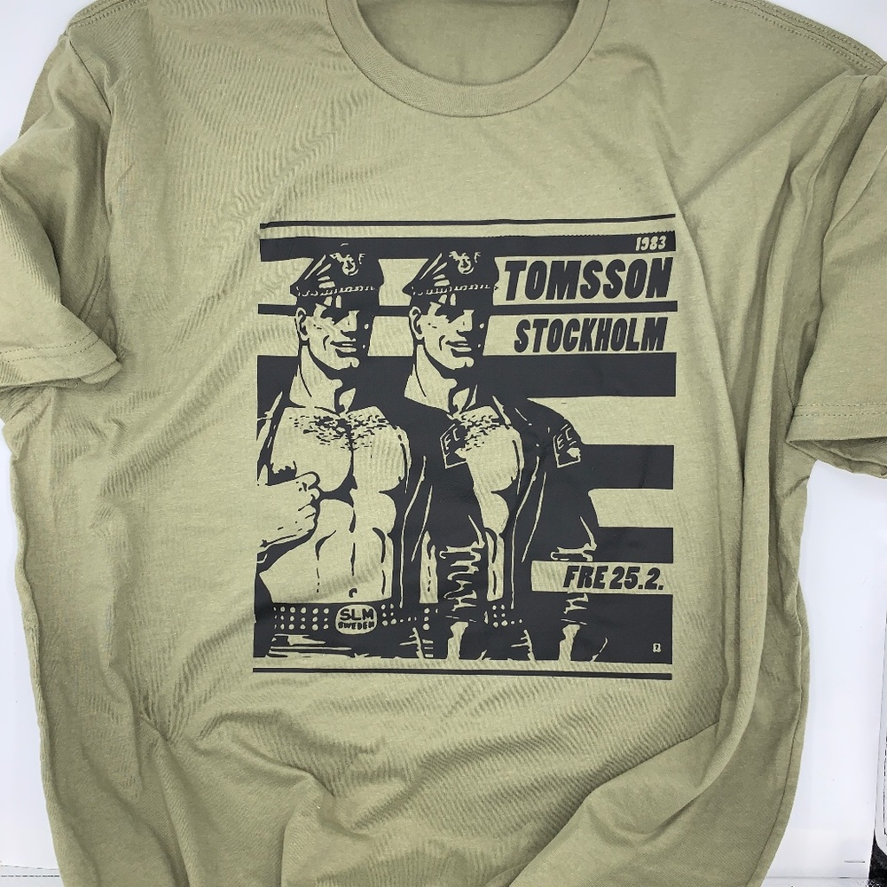 Handmade Tomsson Stockholm 1983 T-shirt - Tomsson was a leather/levi gathering